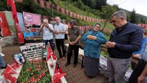 Son dakika haberleri! Başkan Yıldırım'dan şehit Eren Bülbül'ün kabrine ziyaret