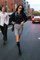 Bella Hadid Combined Preppy and Sporty With a Low-Rise Skirt and Knee-High Socks