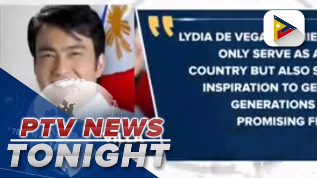 Sen. Revilla files Resolution 127 to convey Senate's sincere condolences with the passing of Lydia De Vega