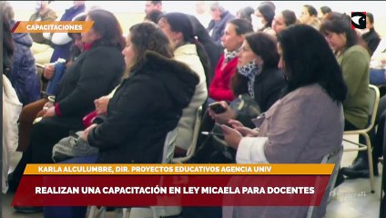 Realizan una capacitación en ley Micaela para docentes