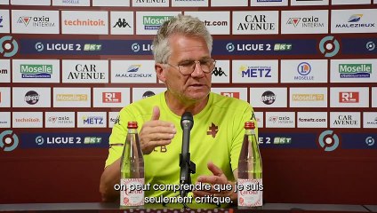 Metz - Valenciennes, la conférence d'avant-match