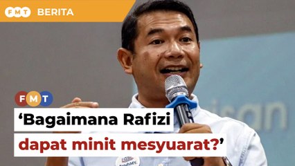 Projek LCS: Bagaimana Rafizi dapat minit mesyuarat, soal bekas pengerusi BHIC