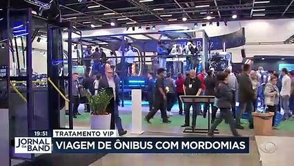 Tratamento VIP: viagem de ônibus com mordomias