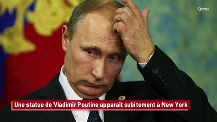 Une statue de Vladimir Poutine apparaît subitement à New York !