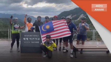 Hari Malaysia | Kayuhan 633KM raikan sambutan Kemerdekaan di Korea Selatan