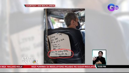 Jeepney driver, nag-aalok ng libreng sakay sa mga pasaherong 'walang-wala'| SONA