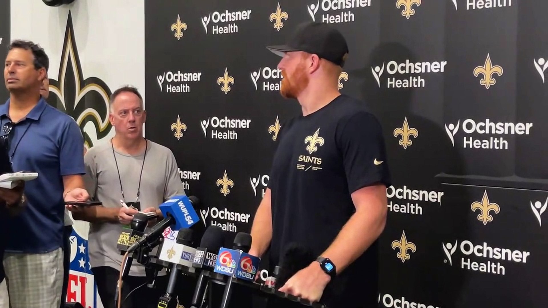 Andy Dalton leads New Orleans Saints training camp Day 12