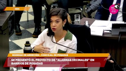 Se presentó el proyecto de “alarmas vecinales” en barrios de Posadas