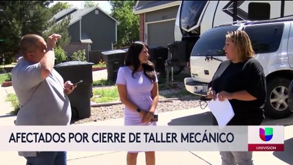 Afectados por cierre de taller mecánico