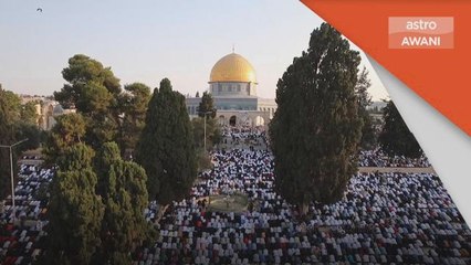 Aidiladha 2021 | Ribuan jemaah solat sunat di Masjid Al-Aqsa