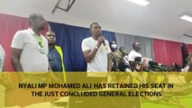 Nyali Member of Parliament Mohammed Ali has retained his seat in the just concluded general elections.