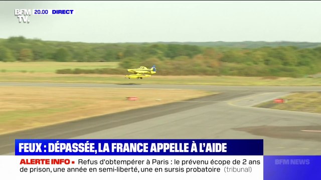 Incendies: les renforts suédois arrivent à Vannes