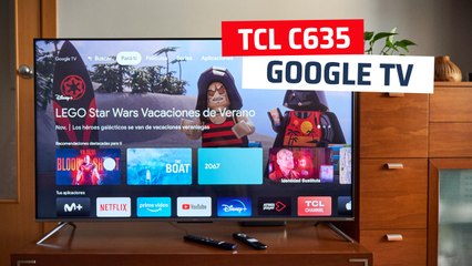 Así es Google TV en el TCL C635