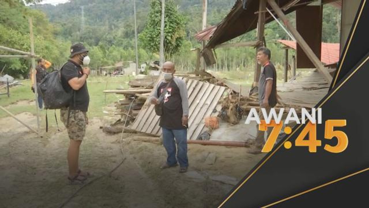 Pascabanjir | Puing hanyut musnahkan beberapa rumah