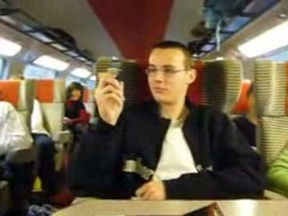 Dans le train aller