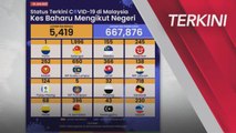 [TERKINI] 5,419 kes baharu COVID-19 hari ini dengan kumulatif 667,876 kes