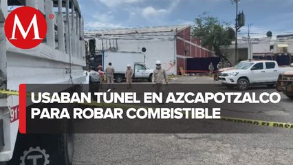 Guardia Nacional detecta una toma clandestina de gasolina en Azcapotzalco