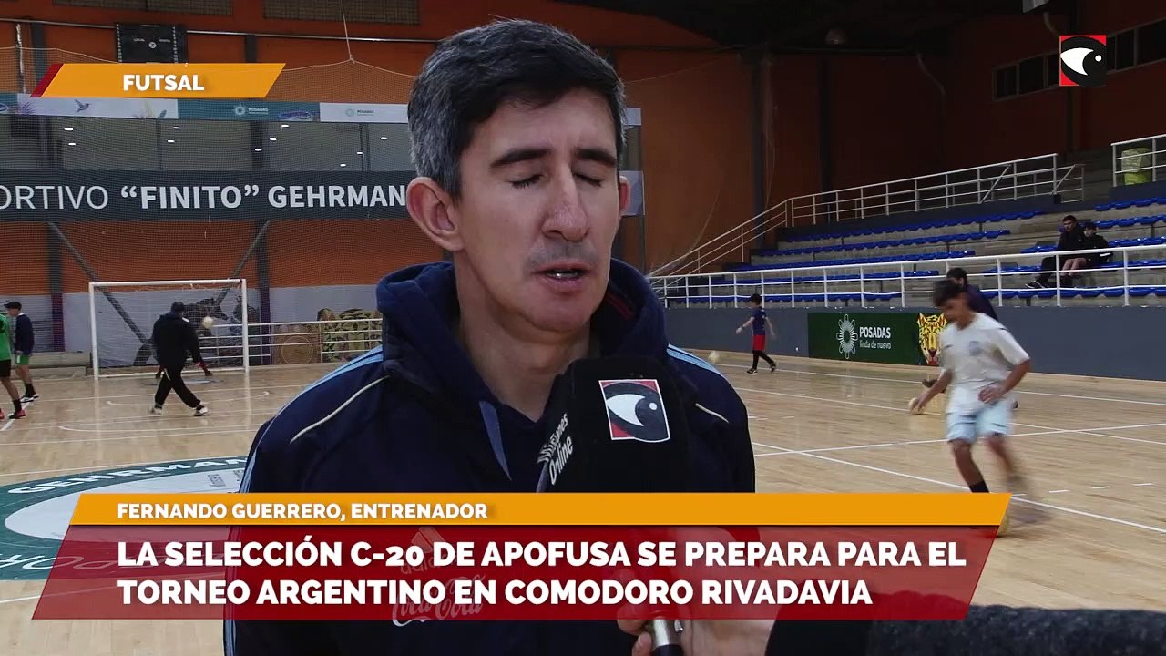 La selección C-20 de APoFuSa se prepara para el torneo Argentino en Comodoro Rivadavia