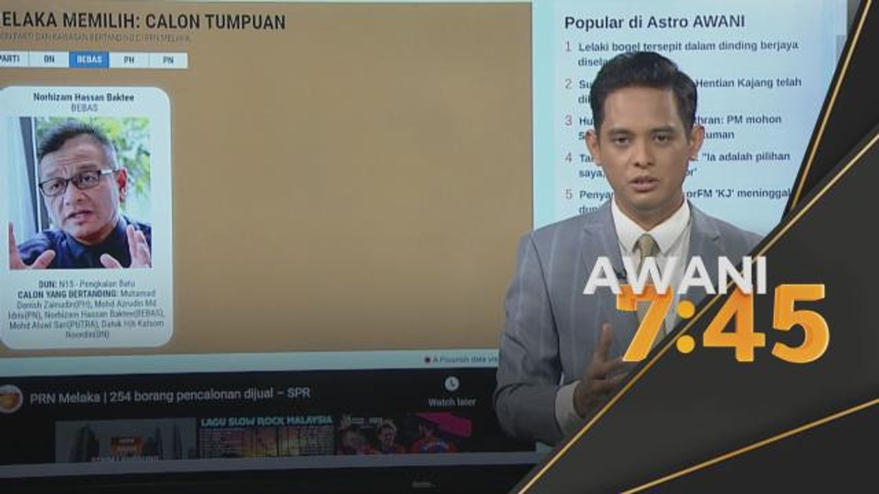 PRN Melaka | Ikuti PRN Melaka dengan mudah melalui astroawani.com