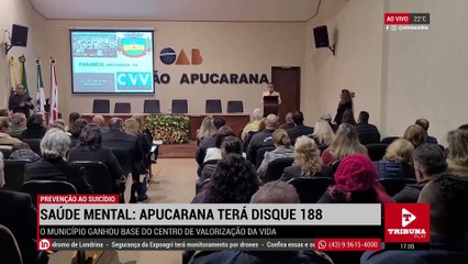 Apucarana terá disque denúncia 188 de prevenção a suicídio; saiba mais