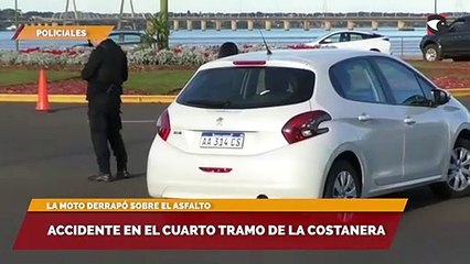 Accidente en el Cuarto Tramo de la Costanera