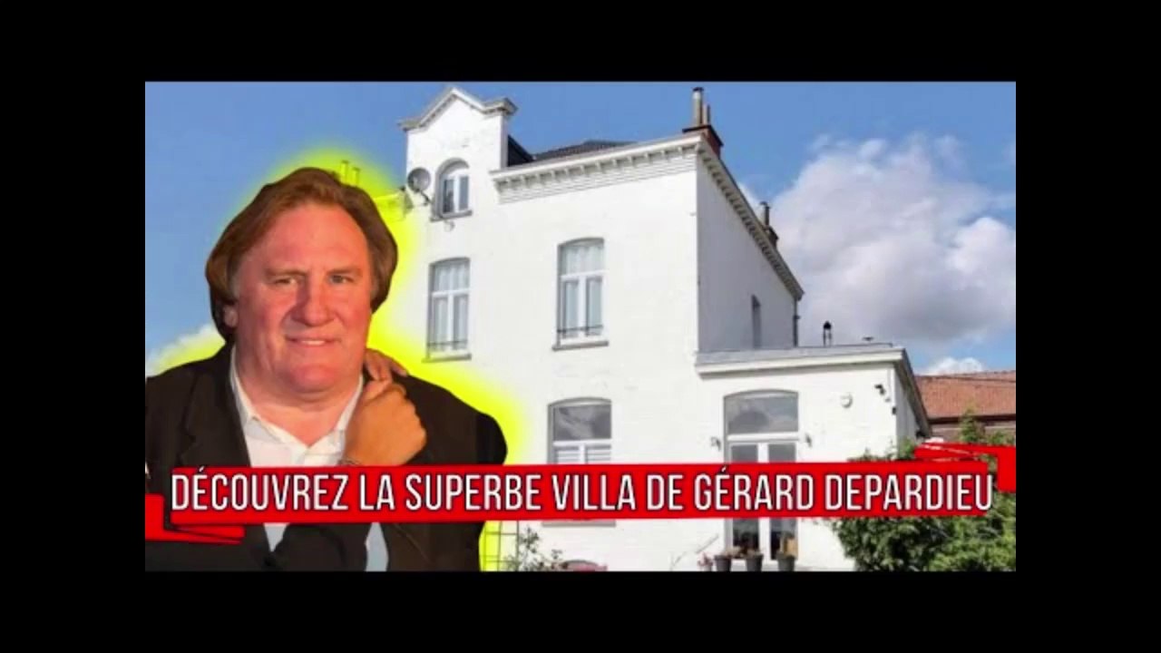 Gérard Depardieu : Découvrez sa superbe villa mise en vente à Nechin