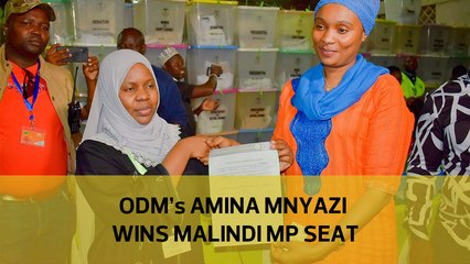 ODM's Amina Mnyazi wins Malindi MP seat