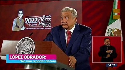 "No van a poder detenernos": López Obrador sobre el Tren Maya