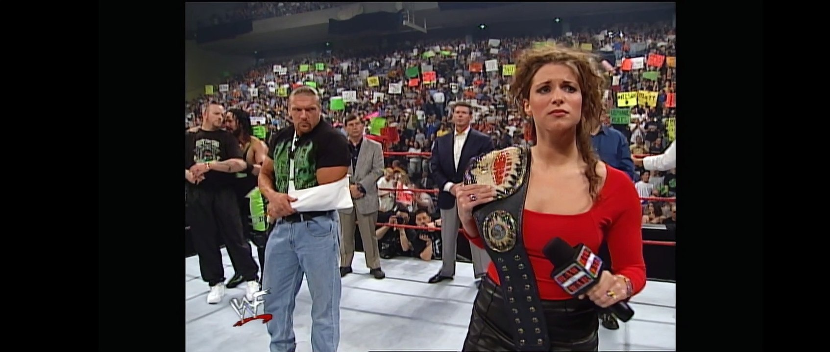 Triple H and Stephanie Mcmahon segments, RAW, APRIL, 01, 2000