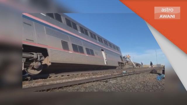 Kemalangan | Tiga maut kereta api tergelincir di Montana