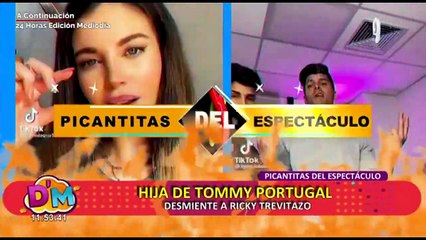 Hija no reconocida de Tommy Portugal desmiente a Ricky Trevitazo: "Jamás le dije tío"
