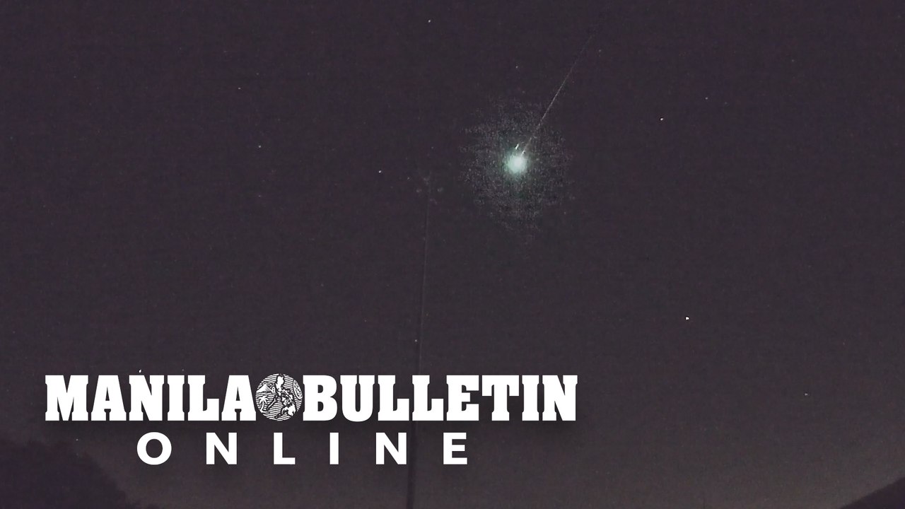 A fireball spotted over Madrid