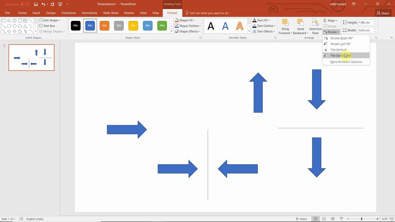 Rotation Power Point Animation Tutorial