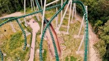 Fønix Roller Coaster (Farup Sommerland Theme Park - North Jutland, Denmark) - New for 2022 - Front Row - Roller Coaster POV Video