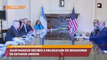 Juan Manzur recibió a delegación de senadores de Estados Unidos