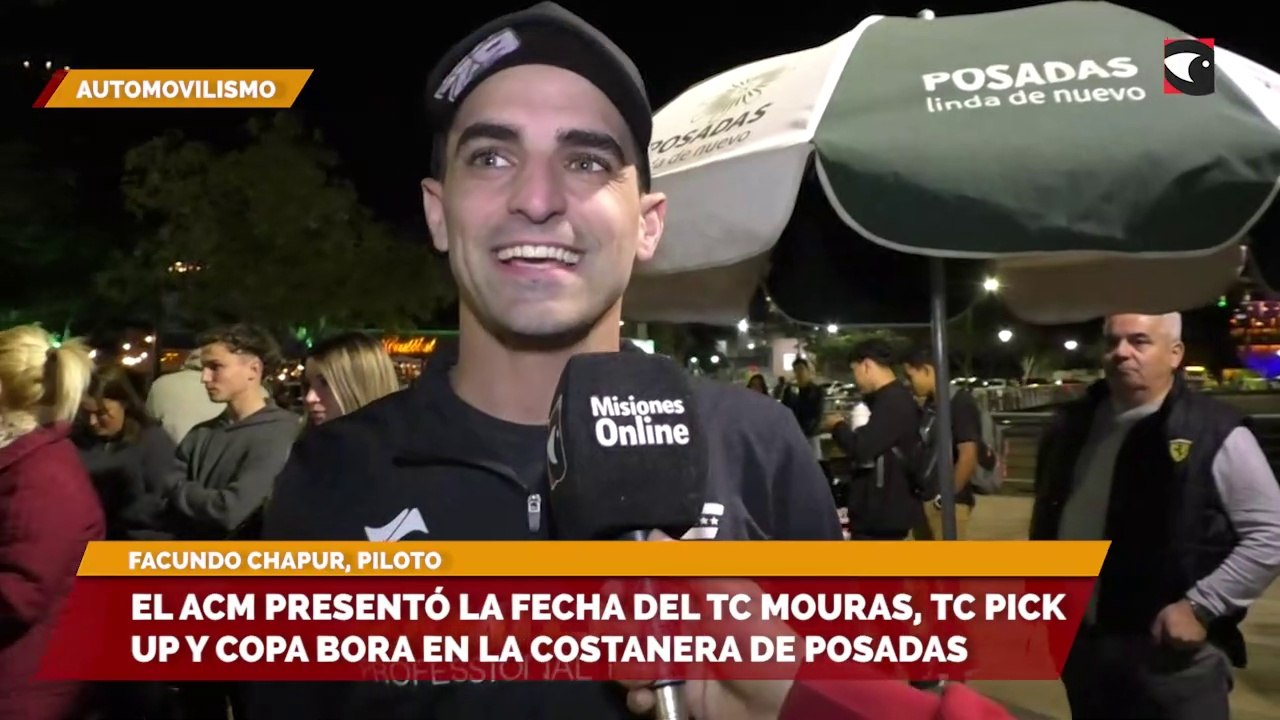 El ACM presentó la fecha del TC Mouras, TC Pick Up y Copa Bora en la Costanera de Posadas