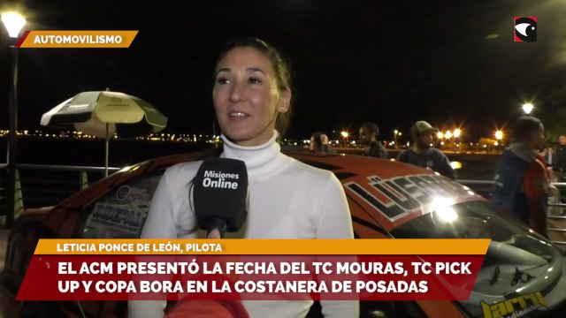 El ACM presentó la fecha del TC Mouras, TC Pick Up y Copa Bora en la Costanera de Posadas