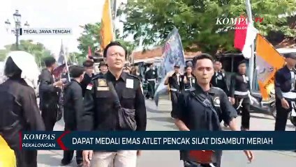 Download Video: Dapat Medali Emas, Atlet Pencak Silat Disambut Meriah