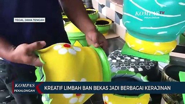 Kreatif Limbah Ban Bekas Jadi Berbagai Kerajinan