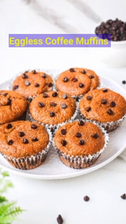 Eggless Coffee Muffins/How to make Coffee Cupcakes Without Egg