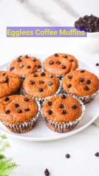 Eggless Coffee Muffins/How to make Coffee Cupcakes Without Egg