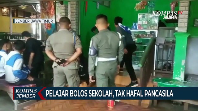 Terjaring Razia saat Bolos Sekolah, Belasan Pelajar Tak Hafal Pancasila