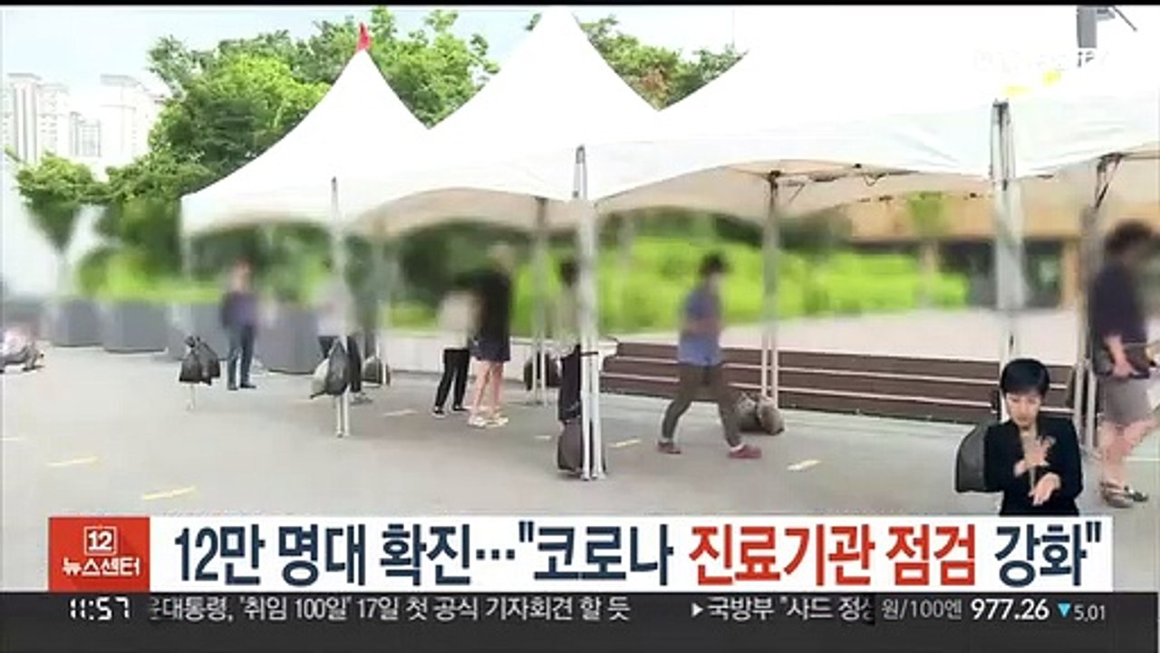 12만 명대 확진…"코로나 진료기관 점검 강화"