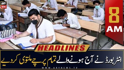 ARY News Headlines | 8 AM | 12th August 2022