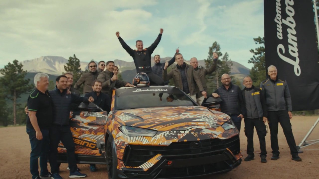 Lamborghini stellt mit einem neuen Urus einen SUV-Rekord am Pikes Peak auf