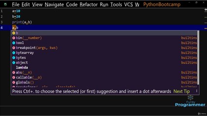 Swap variables