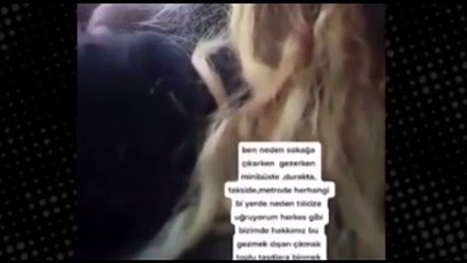 İzmir'de tacize uğrayan kadın o anları kaydetti