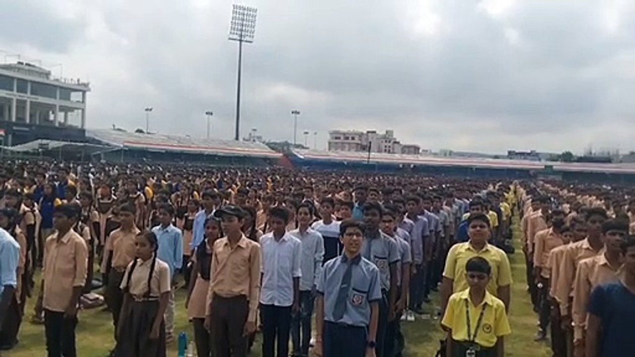 राजस्थान में एक करोड़ बच्चों ने एक समय पर एक साथ...
