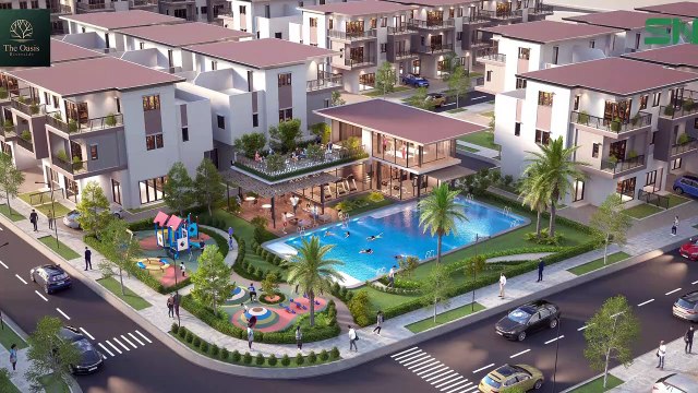 The Oasis Riverside Bến Cát Bình Dương - Thiết kế và mẫu nhà phố, biệt thự