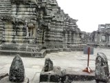 Panoramic view of the top of the Angkor Wat temple